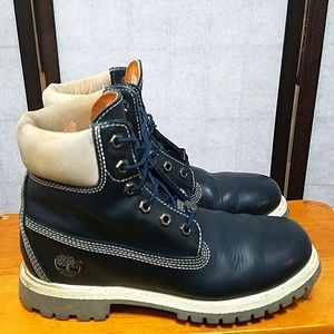 timberland boots womens navy blue